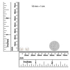 14K Gold White Saltwater Akoya Pearl Stud Earrings AAA+ Quality