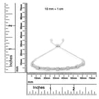 1/4 Cttw Diamond 4”-10” Square & Rectangle Bolo Bracelet (I-J Color,I3 Clarity)